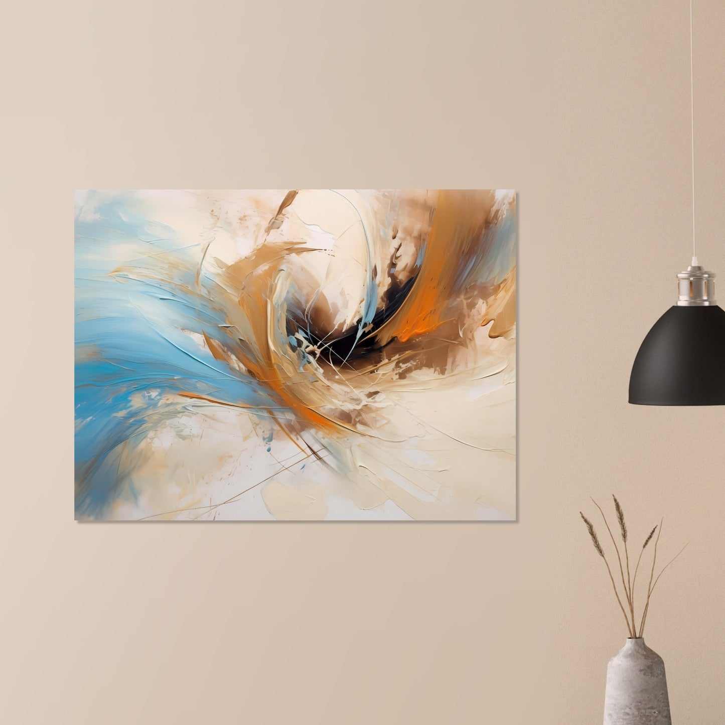 Poster - Whirlpool of Life - Abstract Art - Shining Colors