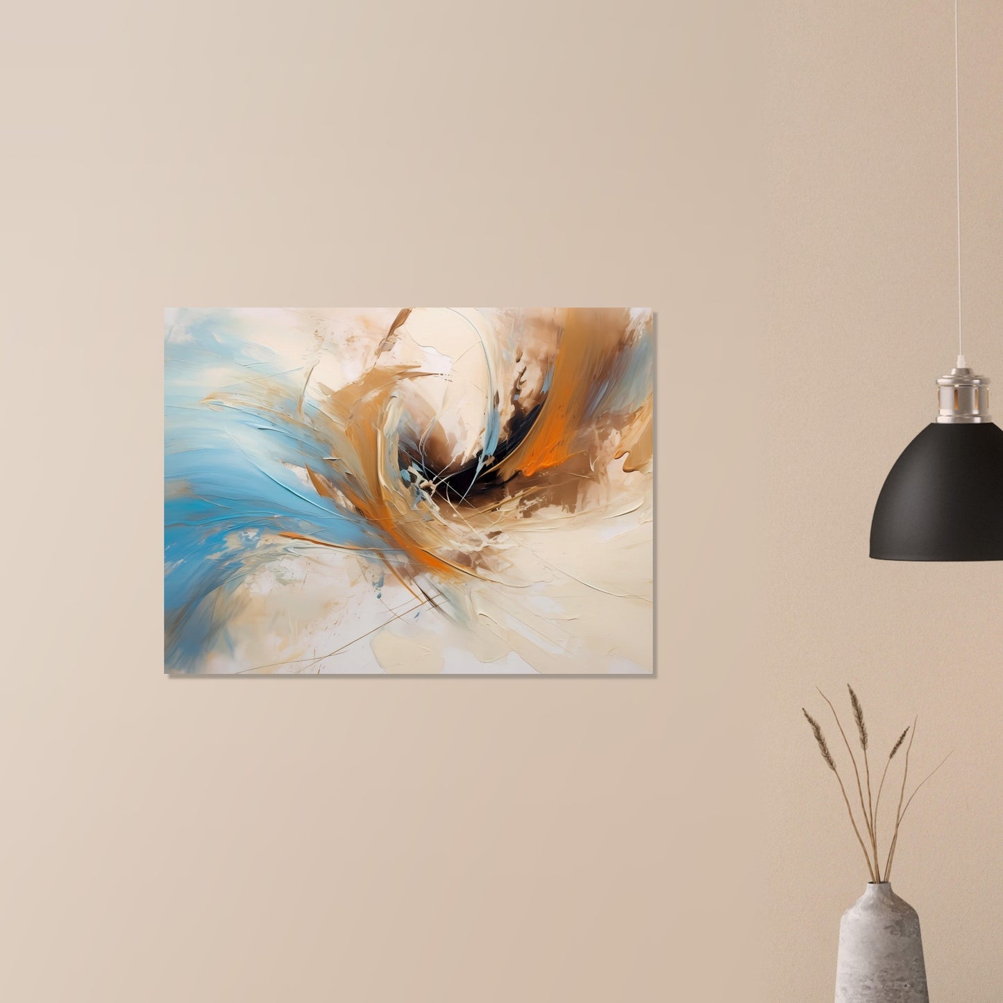 Poster - Whirlpool of Life - Abstract Art - Shining Colors