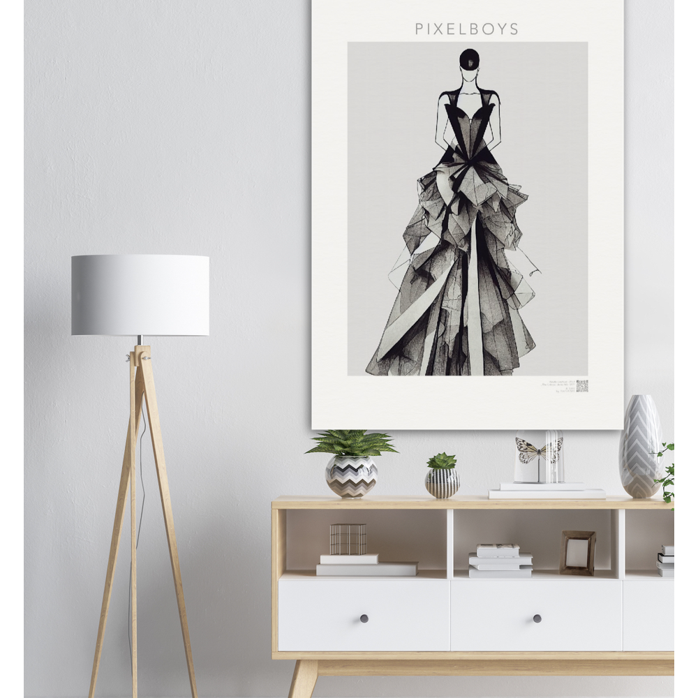 Poster in Museumsqualität - Haute Couture - No. 4 - "Alice" - Künstler: "The Unknown Artist Nb. 517" Wandbilder - Kunstdrucke - Pixelboys - Atelier - Milano - Berlin - Munich - Madrid - New York - Dubai - Paris - Tokio - 