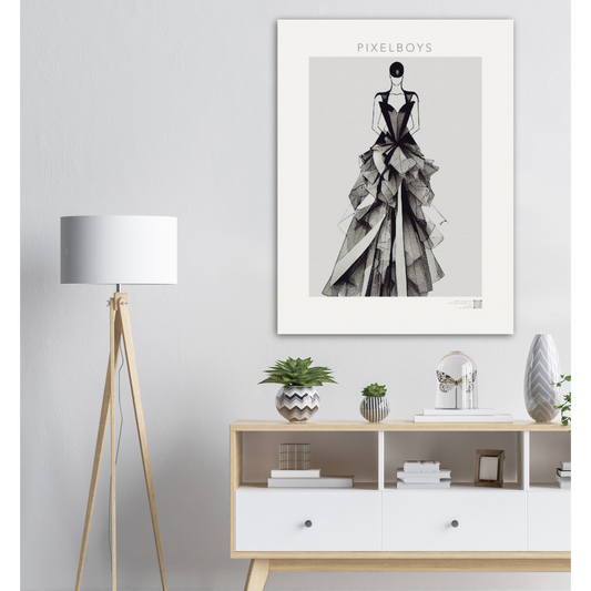 Poster in Museumsqualität - Haute Couture - No. 4 - "Alice" - Künstler: "The Unknown Artist Nb. 517" Wandbilder - Kunstdrucke - Pixelboys - Atelier - Milano - Berlin - Munich - Madrid - New York - Dubai - Paris - Tokio - 
