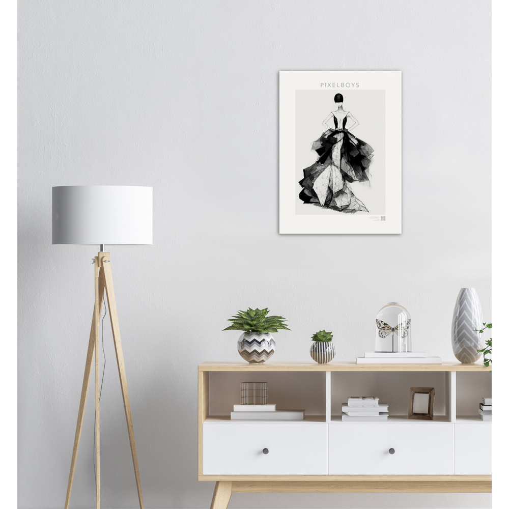 Poster in Museumsqualität - Haute Couture - No. 7 - "Rose" - Künstler: "The Unknown Artist Nb. 517" Wandbilder - Pixelboys - Atelier - Milano - Berlin - Munich - Madrid - New York - Dubai - Paris - Tokio - Rom - Lisbon - Ottawa - Bern Switzerland -